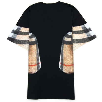 Burberry Thomas Bear Print Cotton T-shirt Black
