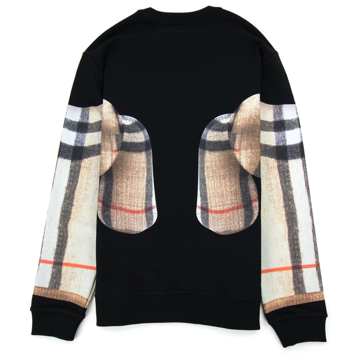 Burberry Thomas Bear Print Cotton Sweatshirt Black