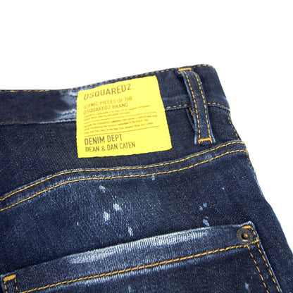 Dsquared2 Dark Ripped Bleach Wash Cool Guy Jeans Denim 470