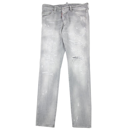Dsquared2 Piranha Grey Denim Wash Cool Guy Jeans Grey 852