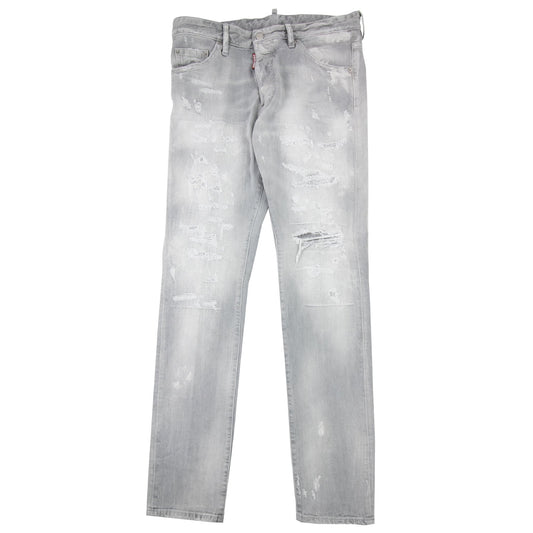 Dsquared2 Piranha Grey Denim Wash Cool Guy Jeans Grey 852