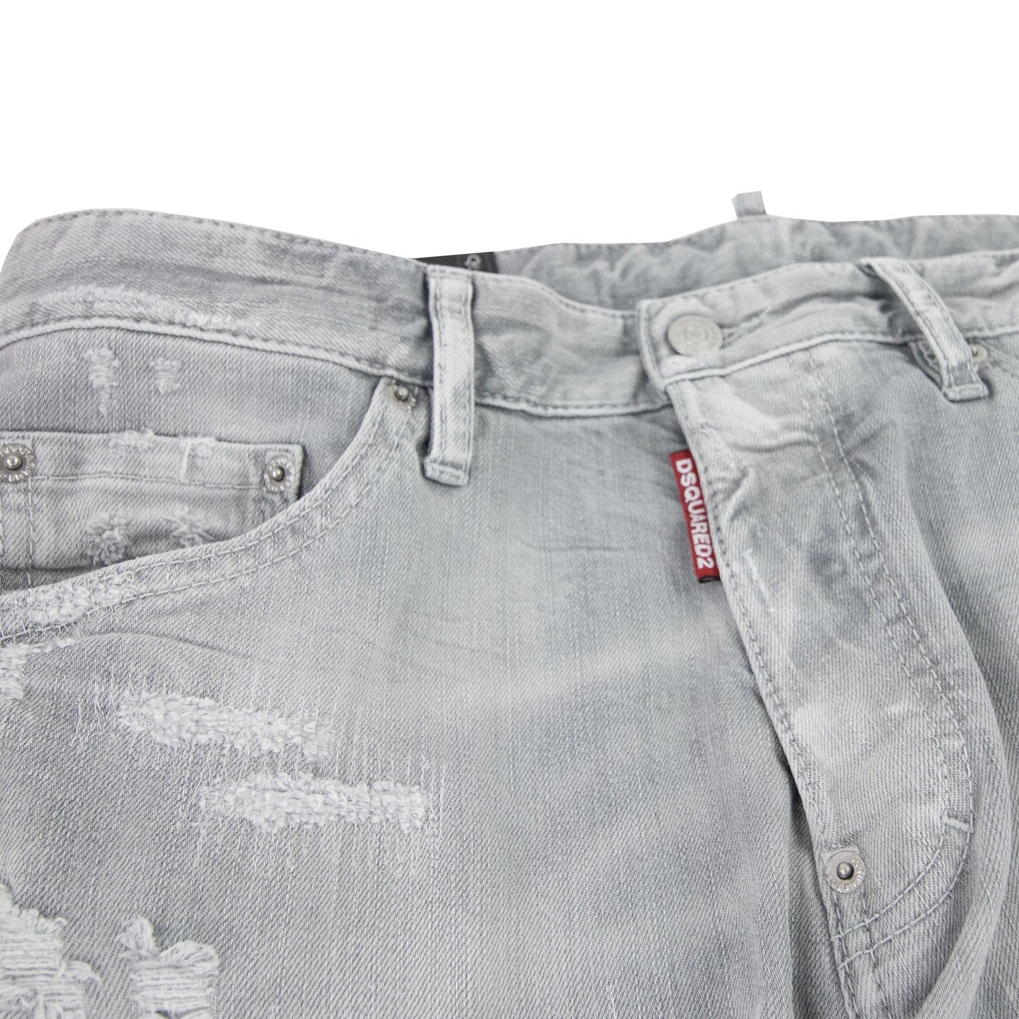 Dsquared2 Piranha Grey Denim Wash Cool Guy Jeans Grey 852