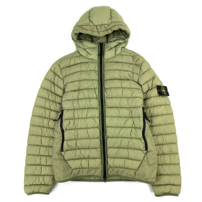 Stone Island Lightweight Down Puffa Jacket Green V0055