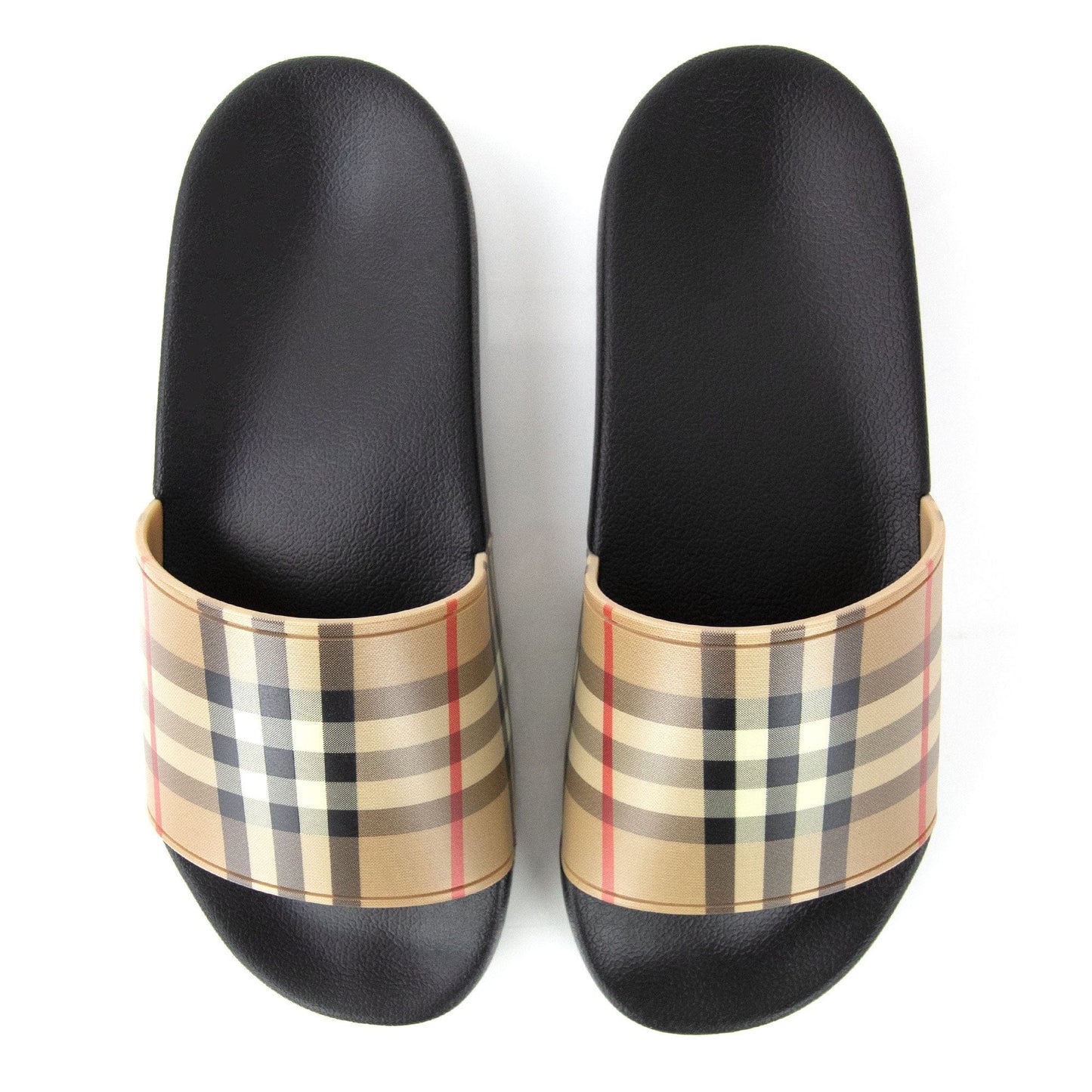 Burberry Vintage Check Slides Archive Beige