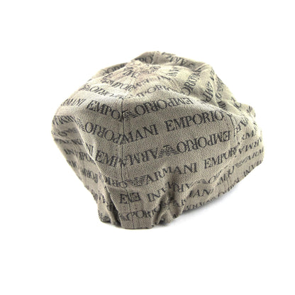Emporio Armani All Over Logo Cap Beige