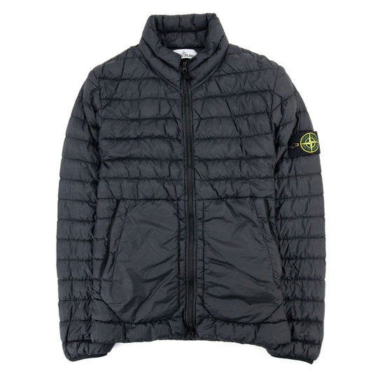 Stone Island Garment Dyed Micro Yarn Jacket Black V0029
