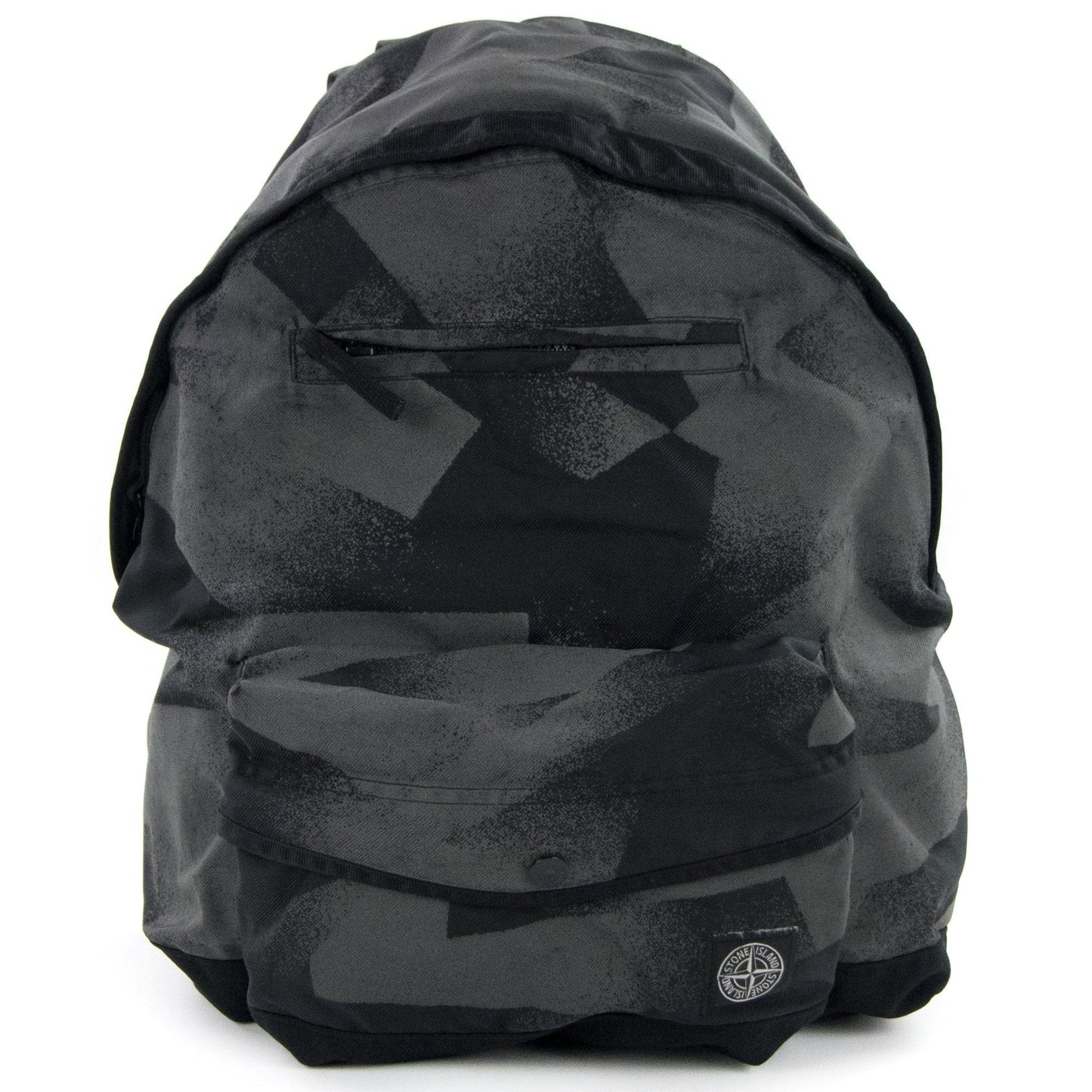 Stone Island Junior 90364 S.I. Dazzle Reflective Camouflage On Worsted Black V0029