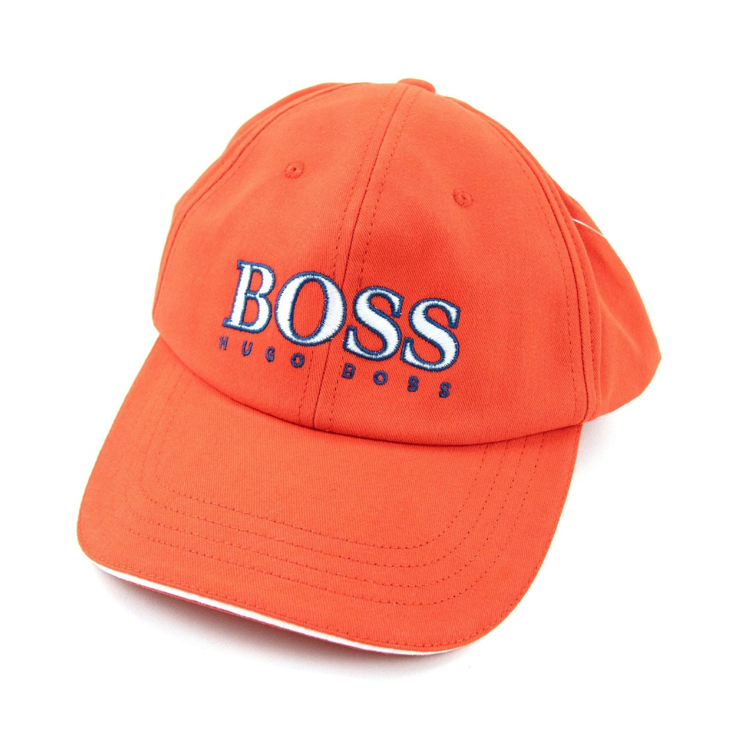 Hugo Boss Kids Embroidered Logo Cap Bright Red