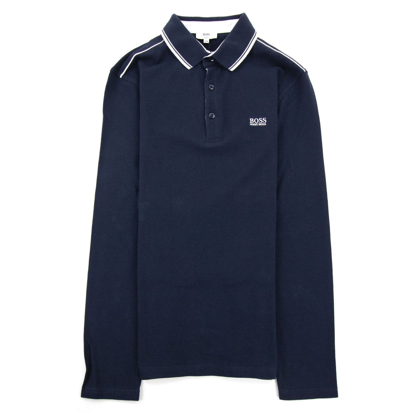 Hugo Boss Kids Twin Tipped L/s Polo Navy