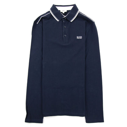 Hugo Boss Kids Twin Tipped L/s Polo Navy