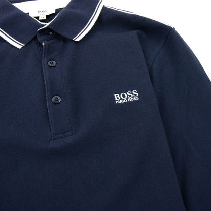 Hugo Boss Kids Twin Tipped L/s Polo Navy
