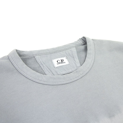 CP Company Light Fleece Tie-dye Logo Sweatshirt Griffin Grey 937