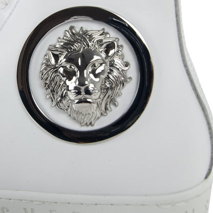 Versace Versus Lion Head High Top Sneaker White