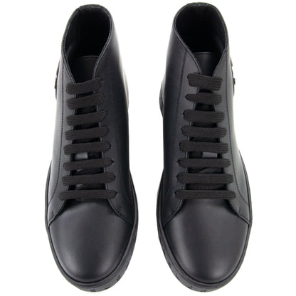 Versace Versus Lion Head High Top Sneaker Black