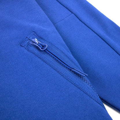 Cp Company Diagonal Raised Fleece Full Zip Goggle Hoody Blue Quartz 892