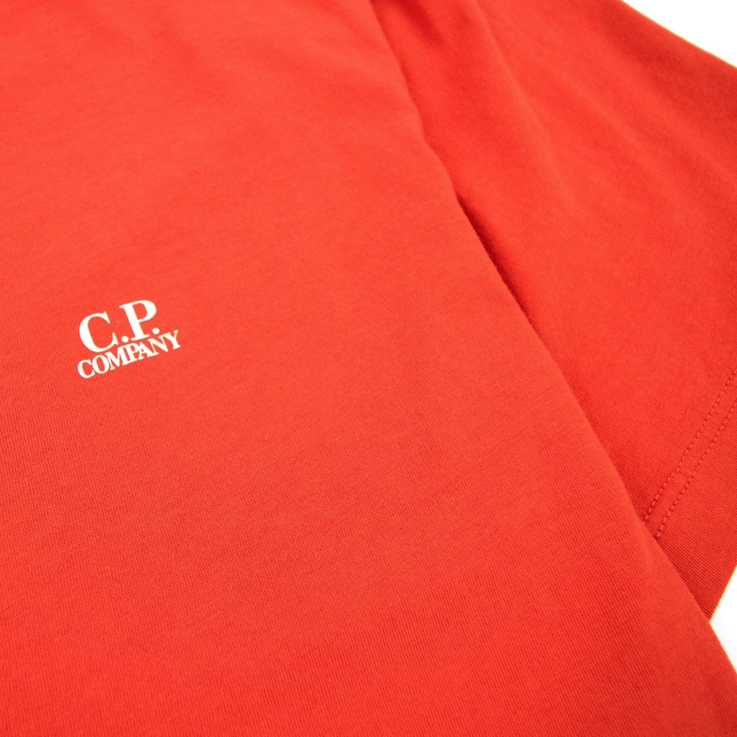 Cp Company Reverse Google Print T-shirt Fiery Red 455