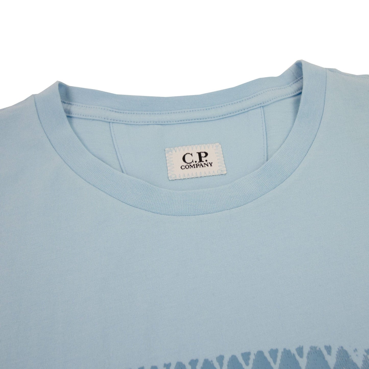 Cp Company Patch Logo T-shirt Sky Blue 832