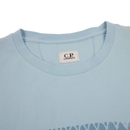 Cp Company Patch Logo T-shirt Sky Blue 832