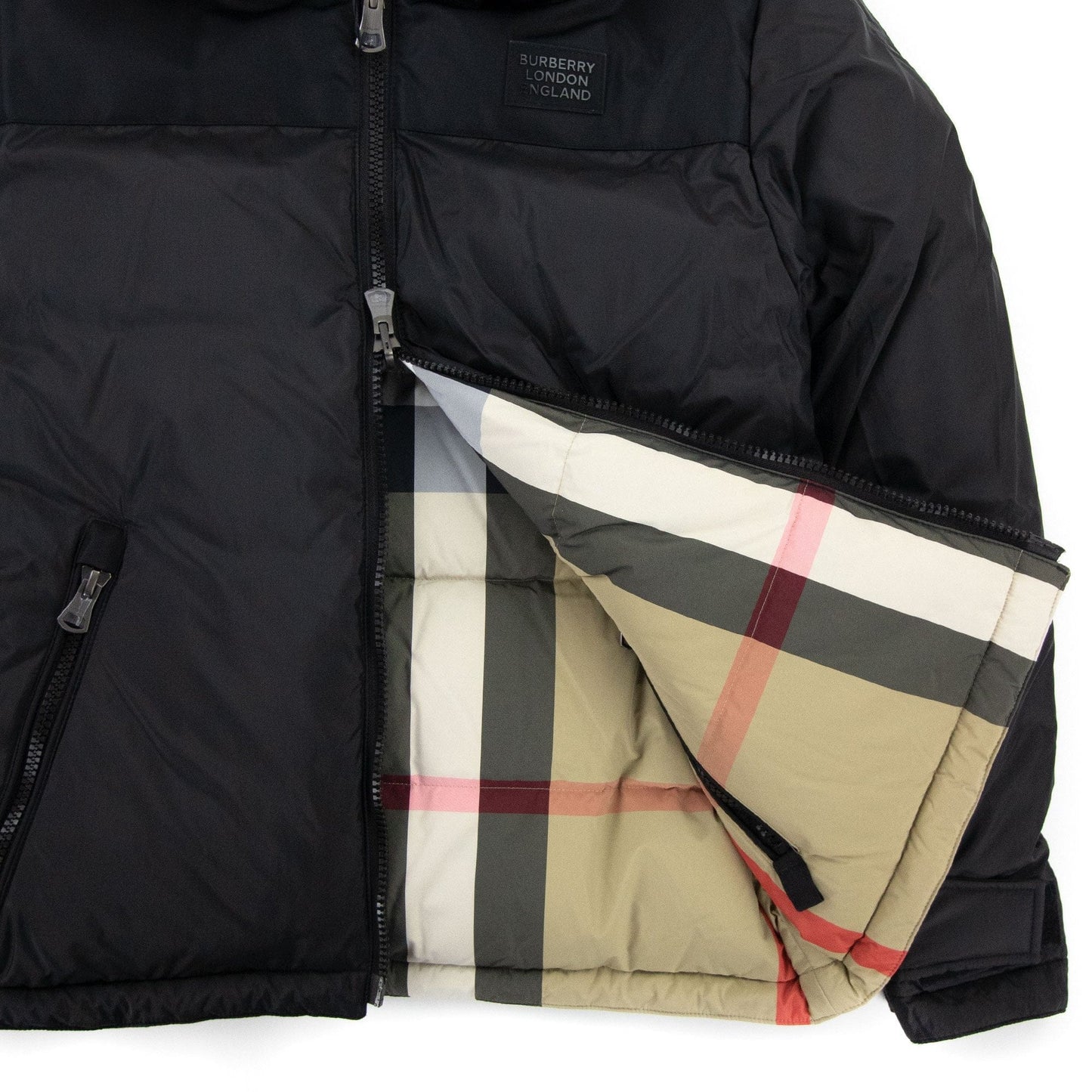Burberry Reversible Down Puffer Jacket Archive Beige