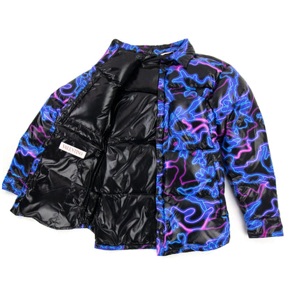 Valentino Neon Padded Jacket Neon Camo N36