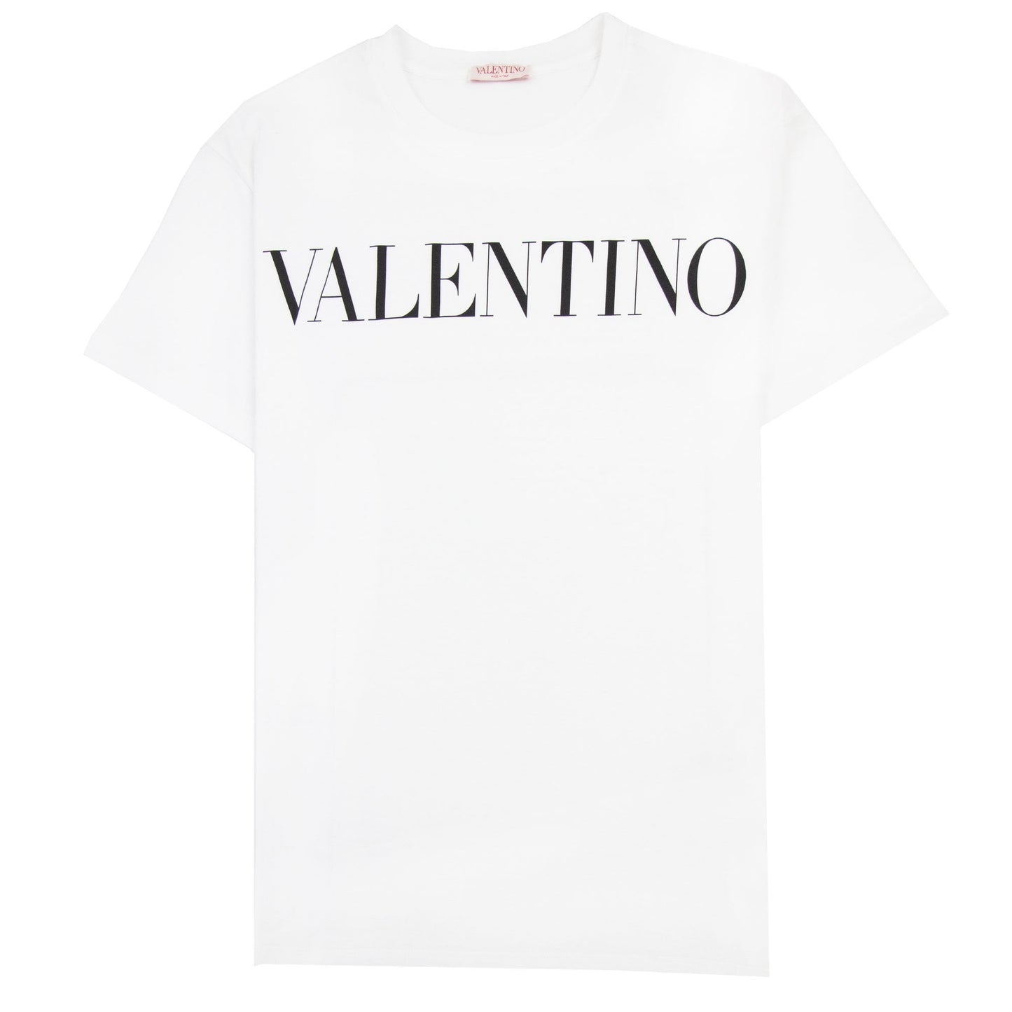 Valentino Logo Oversized T Shirt White A01