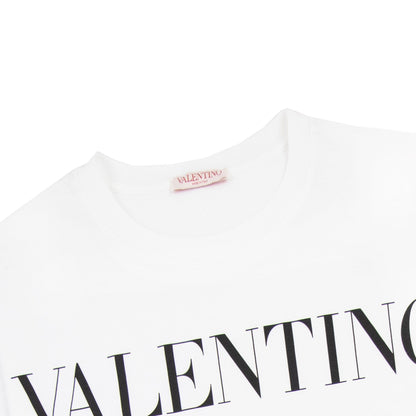 Valentino Logo Oversized T Shirt White A01