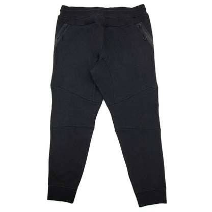 Cp Company Diagonal Raised Fleece Tapered Sweatpants Black 999