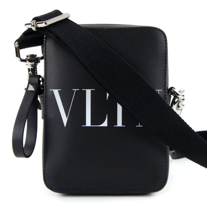 Valentino Vltn Logo Cross Body Bag Black 0ni