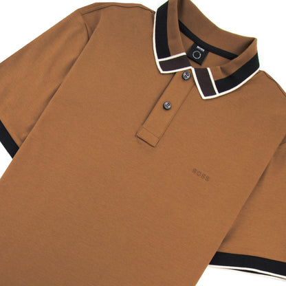 Hugo Boss Parlay 139 Colour Blocked Collar Light Brown 215