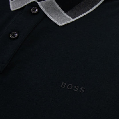 Hugo Boss Parlay 139 Colour Blocked Collar Black 001