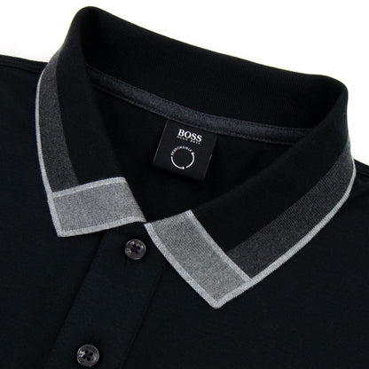 Hugo Boss Parlay 139 Colour Blocked Collar Black 001