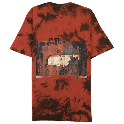 Cp Company 24/1 Jersey Treated Next Landscape T-shirt Red T01