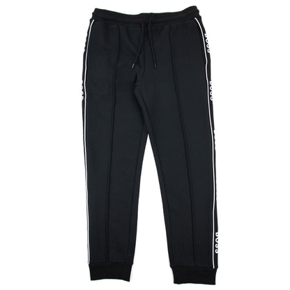 Hugo Boss Lamont Tape Logo Tracksuit Pants Black 001