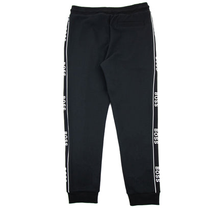 Hugo Boss Lamont Tape Logo Tracksuit Pants Black 001