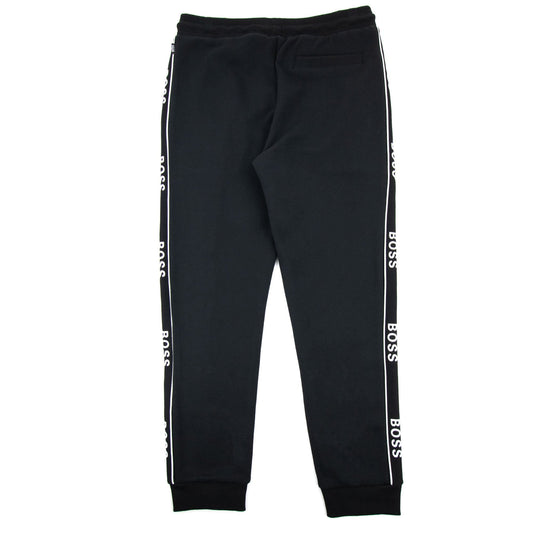 Hugo Boss Lamont Tape Logo Tracksuit Pants Black 001