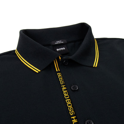 Hugo Boss Paule 4 Slim Fit Polo Black 004
