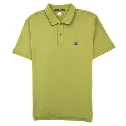 Cp Company Stretch Piquet Polo Green Moss 698