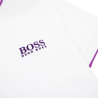 Hugo Boss Paddy Pro Golf Polo Shirt White 105