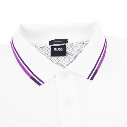 Hugo Boss Paddy Pro Golf Polo Shirt White 105