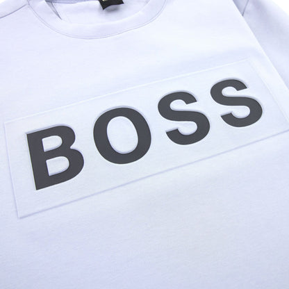 Hugo Boss Salbo 1 Printed Logo Sweatshirt Light Blue 481