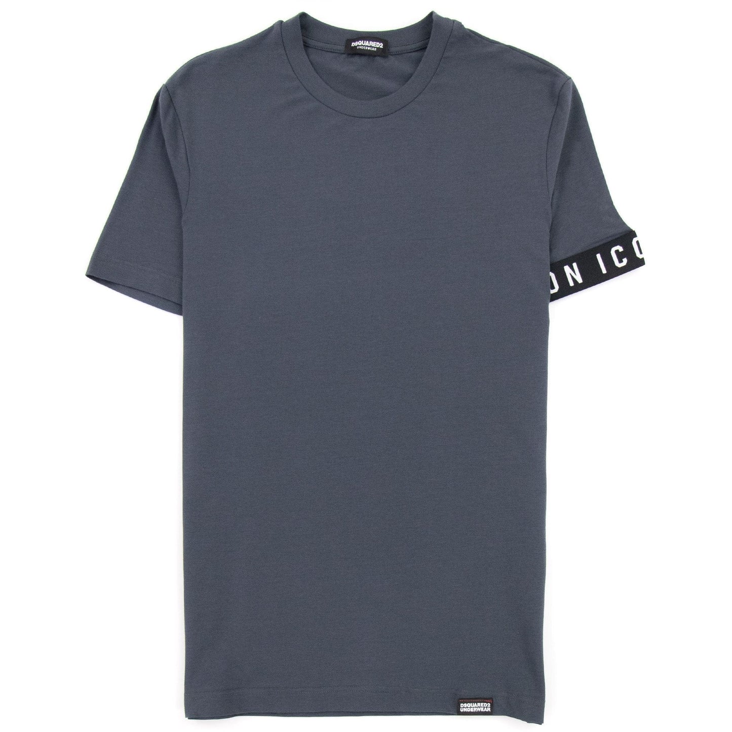 Dsquared2 Swim Shorts & Underwear Dsq2 Icon Arm Band T-shirt Grey/black