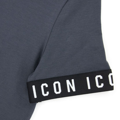 Dsquared2 Swim Shorts & Underwear Dsq2 Icon Arm Band T-shirt Grey/black