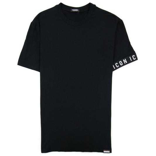 Dsquared2 Swim Shorts & Underwear Dsq2 Icon Arm Band T-shirt Black/black