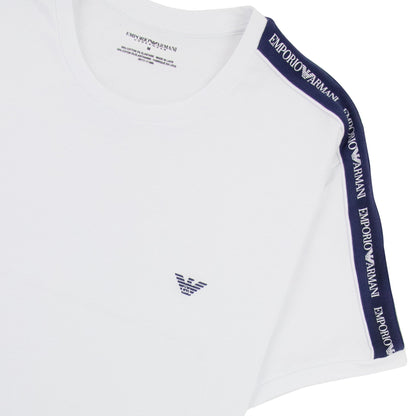 Emporio Armani Core Logo Band Regular Fit T Shirt White