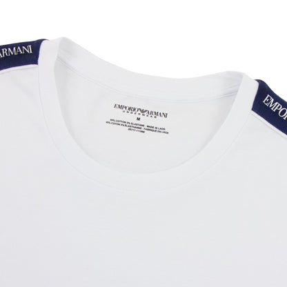 Emporio Armani Core Logo Band Regular Fit T Shirt White