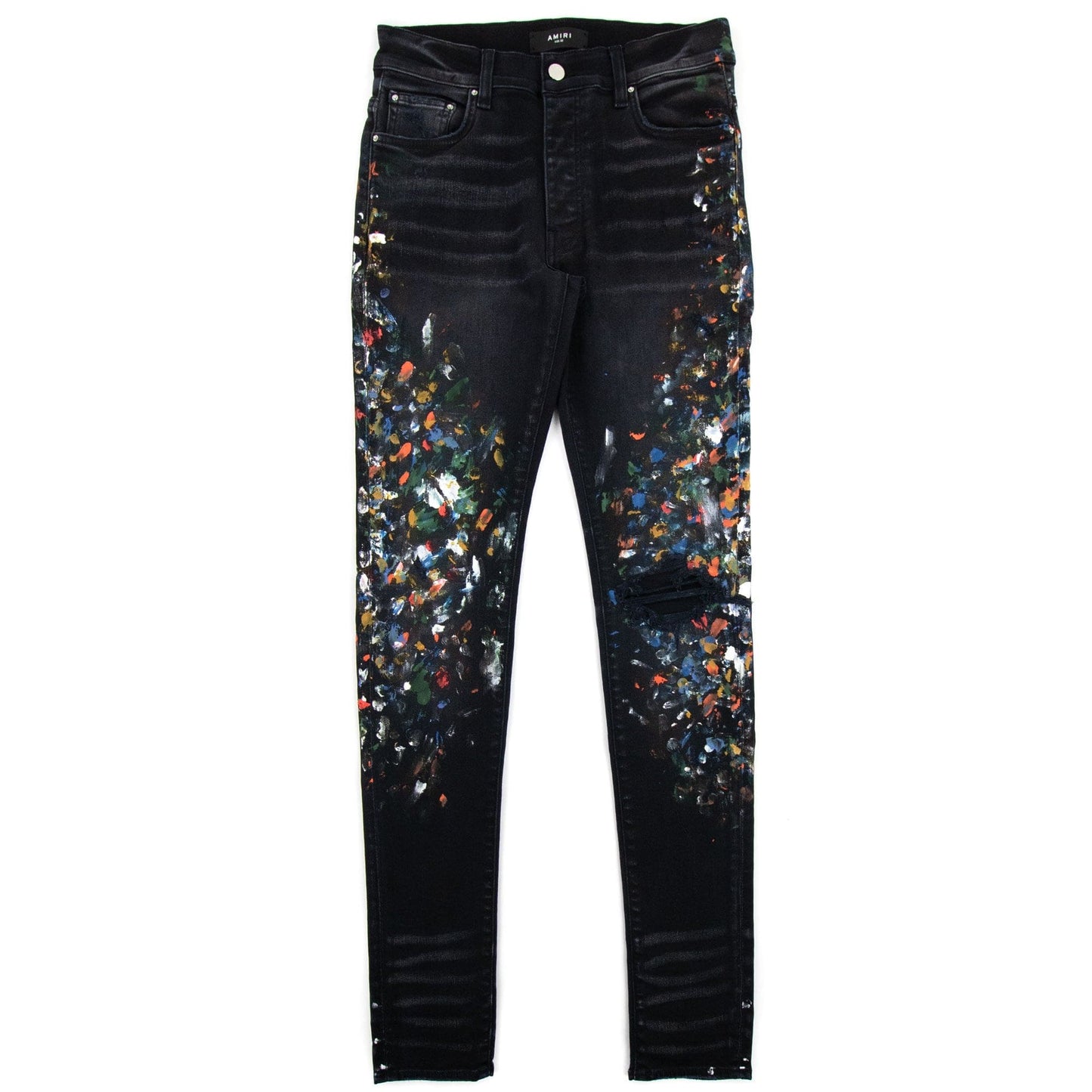 Amiri Skinny Painter Jeans Aged Black
