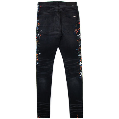 Amiri Skinny Painter Jeans Aged Black