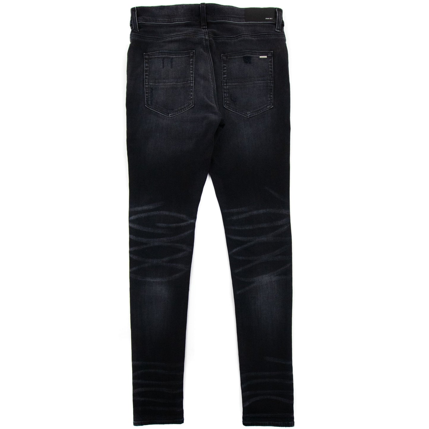 Amiri Mx1 Cracked Paint Jeans Aged Black