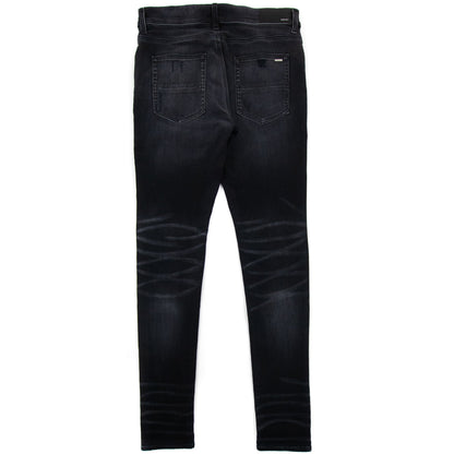 Amiri Mx1 Cracked Paint Jeans Aged Black