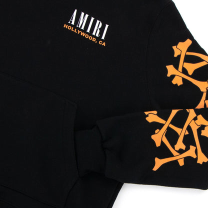 Amiri Bones Hooded Sweatshirt Black